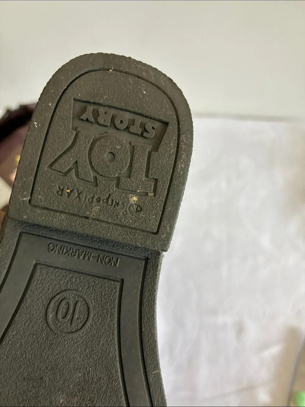 Disney Brown Kids Cowboy Boots with Woody Graphic